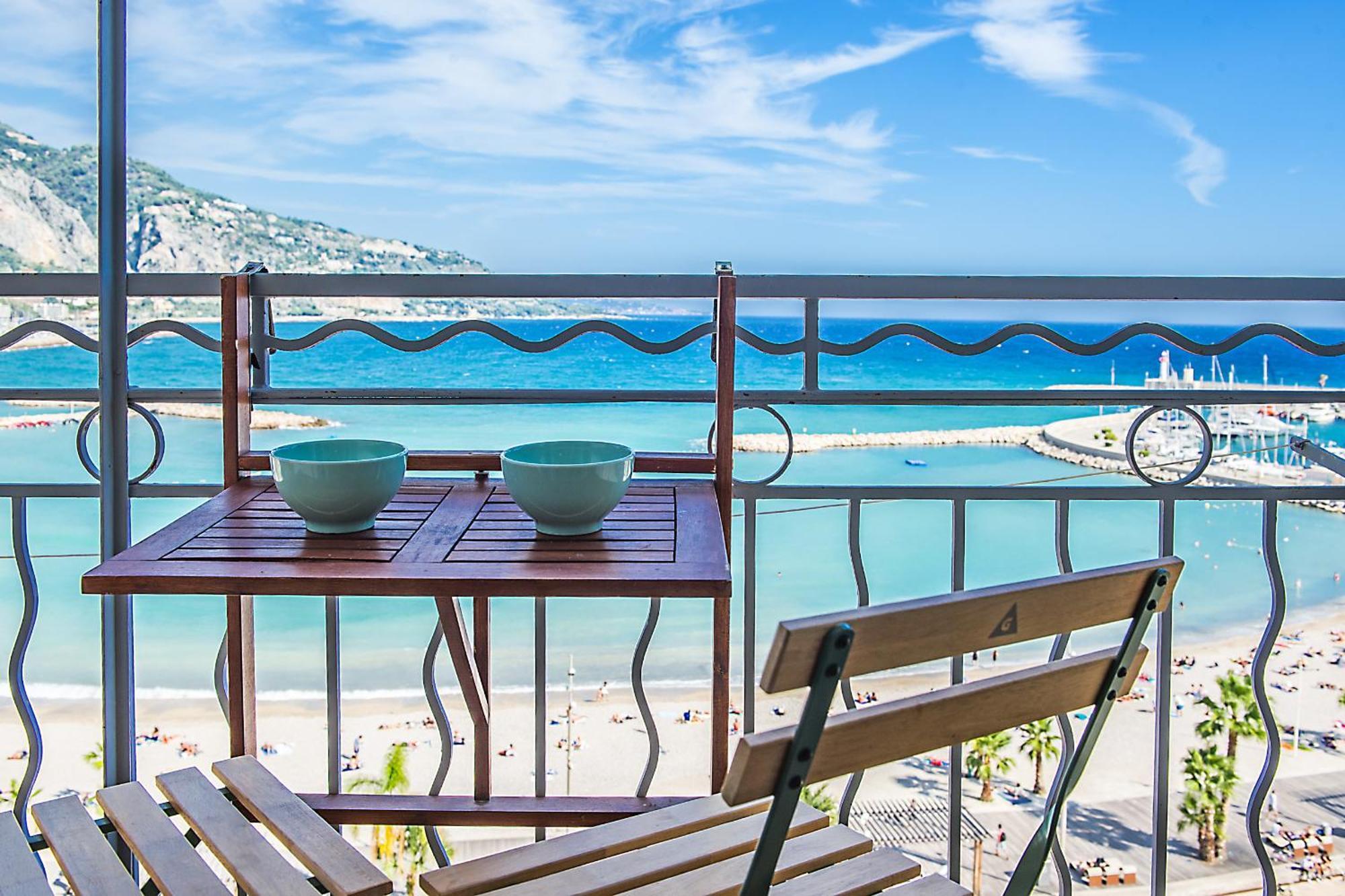 Rue Longue Vue Mer, Spacieux, Rénové Menton Extérieur photo