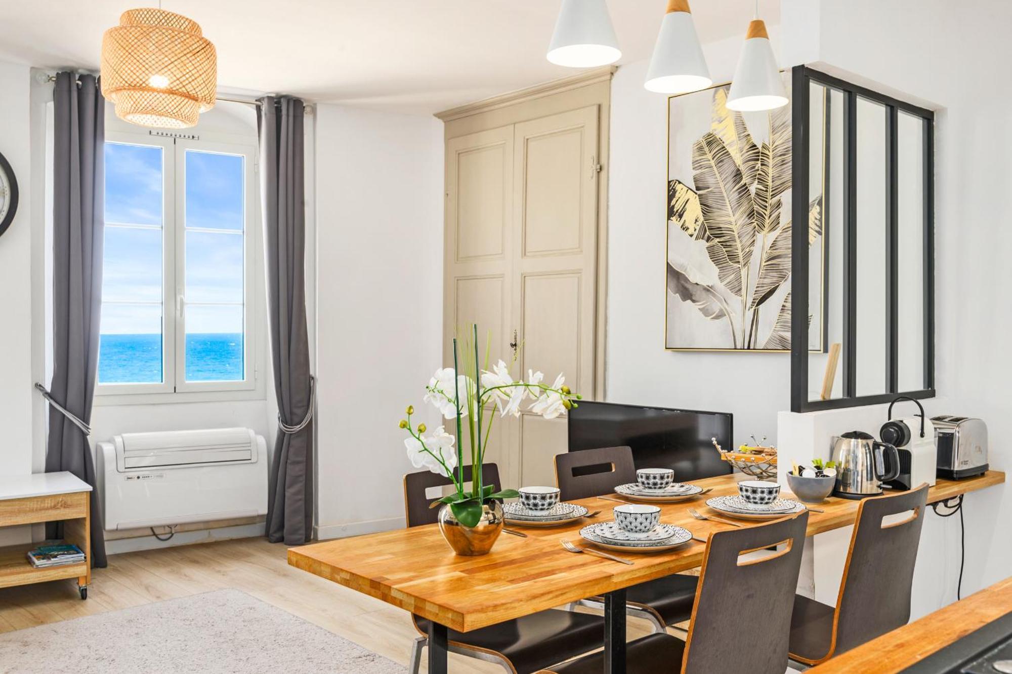 Rue Longue Vue Mer, Spacieux, Rénové Menton Extérieur photo