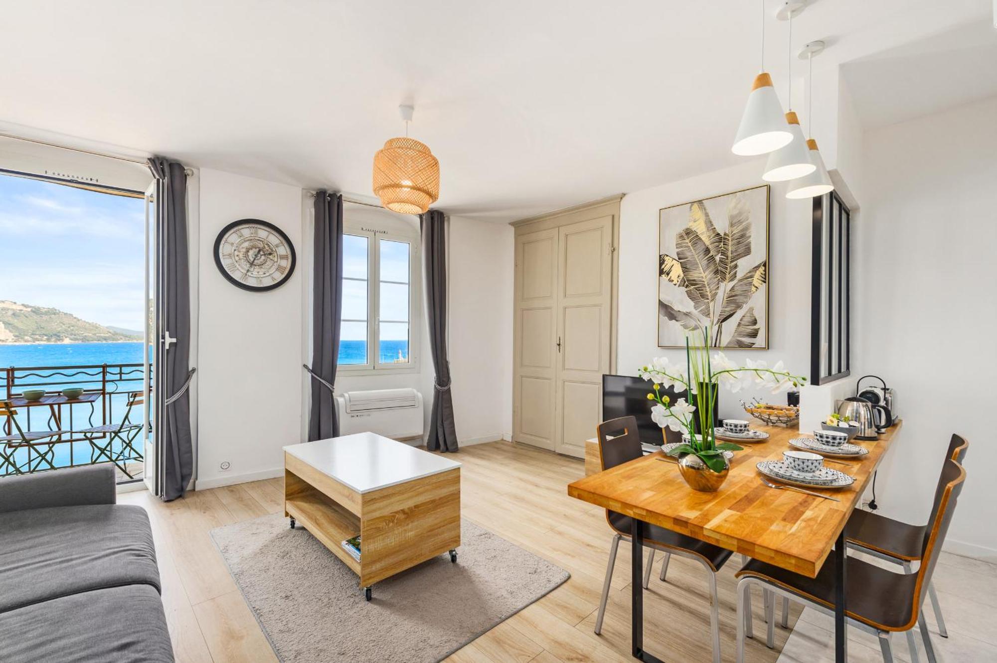 Rue Longue Vue Mer, Spacieux, Rénové Menton Extérieur photo